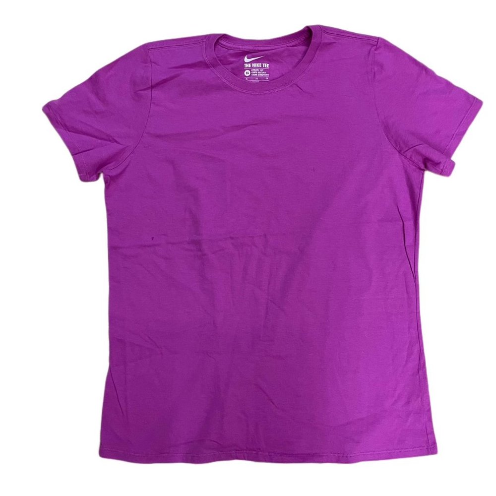 NEW NIKE tee T-shirt top purple plus size short sleeve athletic
